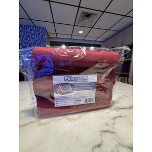 Brand New Ontel Pillow Pad Multi-Angle Soft Tablet Stand In Burgundy Color